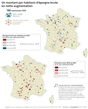 Un montant par habitant d'&eacute;pargne brute en nette augmentation