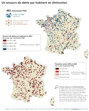 Un encours de dette par habitant en diminution