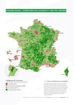 Zonage rural bas&eacute; sur la grille de densit&eacute;