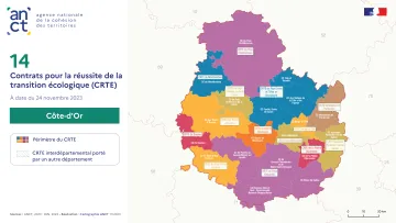 P&eacute;rim&egrave;tre des contrats pour la r&eacute;ussite de la transition &eacute;cologique : C&ocirc;te-d'Or