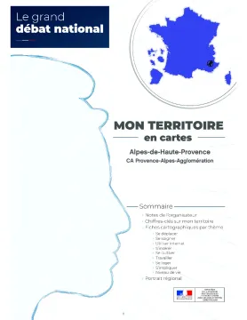 Digne-les-Bains : Mon Territoire en cartes