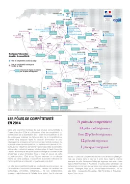 Les p&ocirc;les de comp&eacute;titivit&eacute; multir&eacute;gionaux en 2014