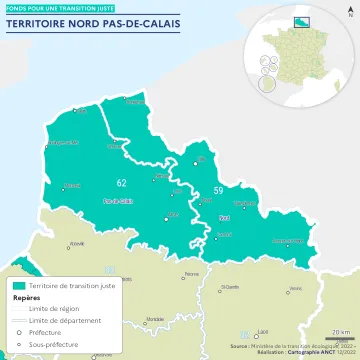 Fonds pour une transition juste : Nord-Pas-de-Calais