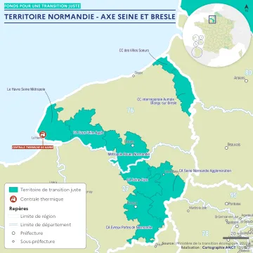 Fonds pour une transition juste : Normandie - Axe Seine et Bresle