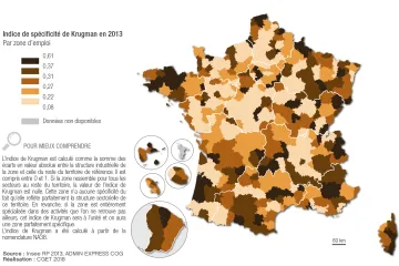 Indice de sp&eacute;cificit&eacute; de Krugman
