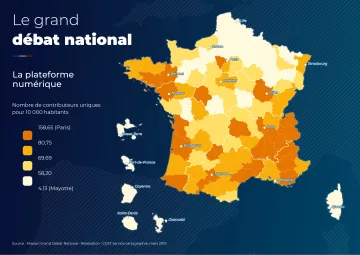 La plateforme num&eacute;rique : nombre de contributeurs uniques pour 10000 habitants