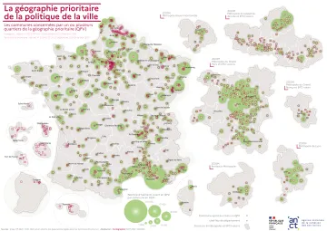 G&eacute;ographie prioritaire de la politique de la ville