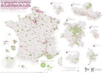 G&eacute;ographie prioritaire de la politique de la ville