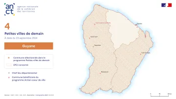D&eacute;ploiement du dispositif Petites villes de demain : Guyane