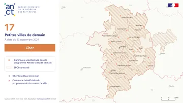 D&eacute;ploiement du dispositif Petites villes de demain : Cher