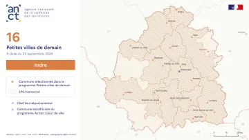 D&eacute;ploiement du dispositif Petites villes de demain : Indre