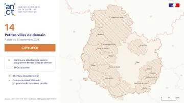 D&eacute;ploiement du dispositif Petites villes de demain : C&ocirc;te-d'Or