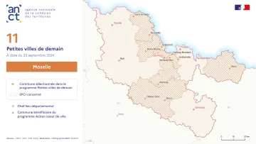 D&eacute;ploiement du dispositif Petites villes de demain : Moselle