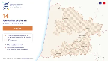 D&eacute;ploiement du dispositif Petites villes de demain : Landes