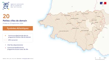 D&eacute;ploiement du dispositif Petites villes de demain : Pyr&eacute;n&eacute;es-Atlantiques