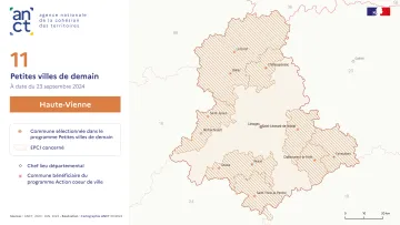 D&eacute;ploiement du dispositif Petites villes de demain : Haute-Vienne