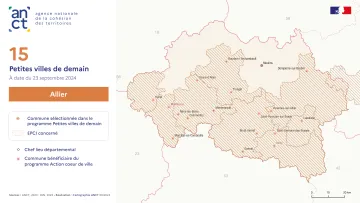 D&eacute;ploiement du dispositif Petites villes de demain : Allier