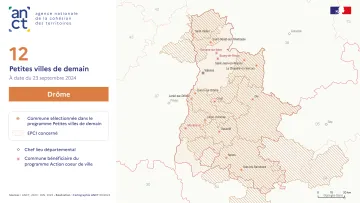 D&eacute;ploiement du dispositif Petites villes de demain : Dr&ocirc;me