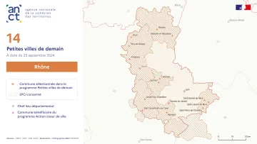 D&eacute;ploiement du dispositif Petites villes de demain : Rh&ocirc;ne