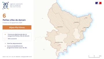 D&eacute;ploiement du dispositif Petites villes de demain : Alpes-Maritimes
