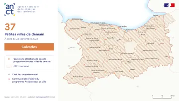 D&eacute;ploiement du dispositif Petites villes de demain : Calvados
