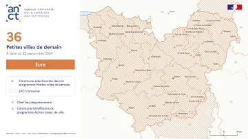 D&eacute;ploiement du dispositif Petites villes de demain : Eure
