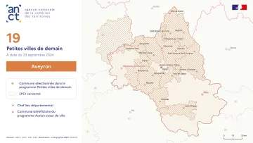 D&eacute;ploiement du dispositif Petites villes de demain : Aveyron