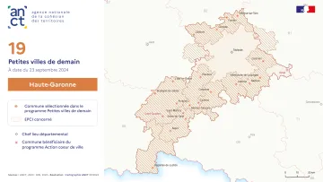 D&eacute;ploiement du dispositif Petites villes de demain : Haute-Garonne