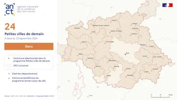 D&eacute;ploiement du dispositif Petites villes de demain : Gers