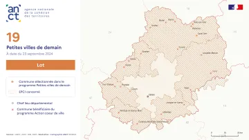 D&eacute;ploiement du dispositif Petites villes de demain : Lot