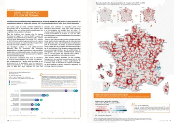 Lieux de r&eacute;sidence et lieux de travail