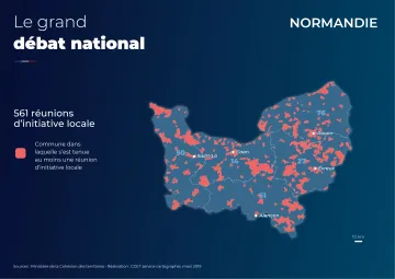 Les r&eacute;unions d'initiatives locales : Normandie
