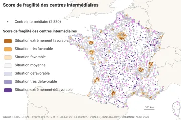 Score de fragilit&eacute; des centres interm&eacute;diaires