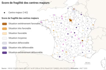Score de fragilit&eacute; des centres majeurs