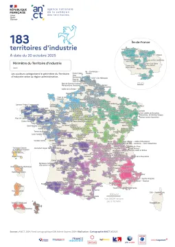 P&eacute;rim&egrave;tre des territoires d'industrie 2023-2027