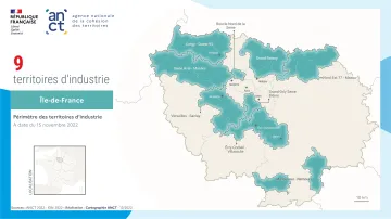 Territoires d'industrie : &Icirc;le-de-France