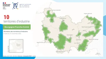 Territoires d'industrie : Bourgogne-Franche-Comt&eacute;