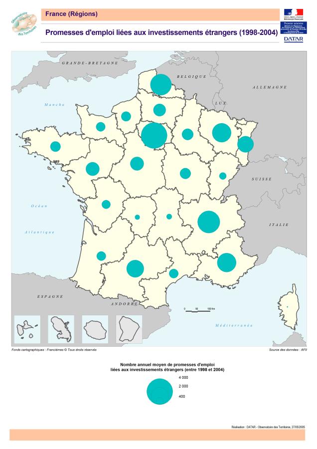 Promesses d'emploi li&eacute;es aux investissement