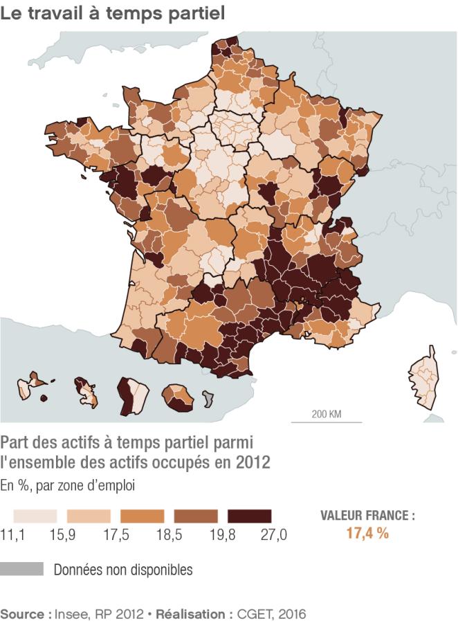 Le travail &agrave; temps partiel