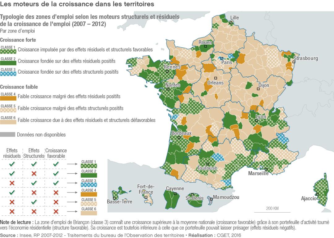 Les moteurs de la croissance dans les territoires