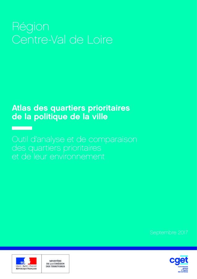 Centre-Val de Loire : atlas des quartiers prioritaires de la politique de la ville