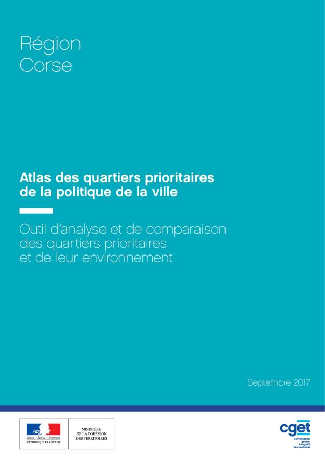 Corse : atlas des quartiers prioritaires de la politique de la ville