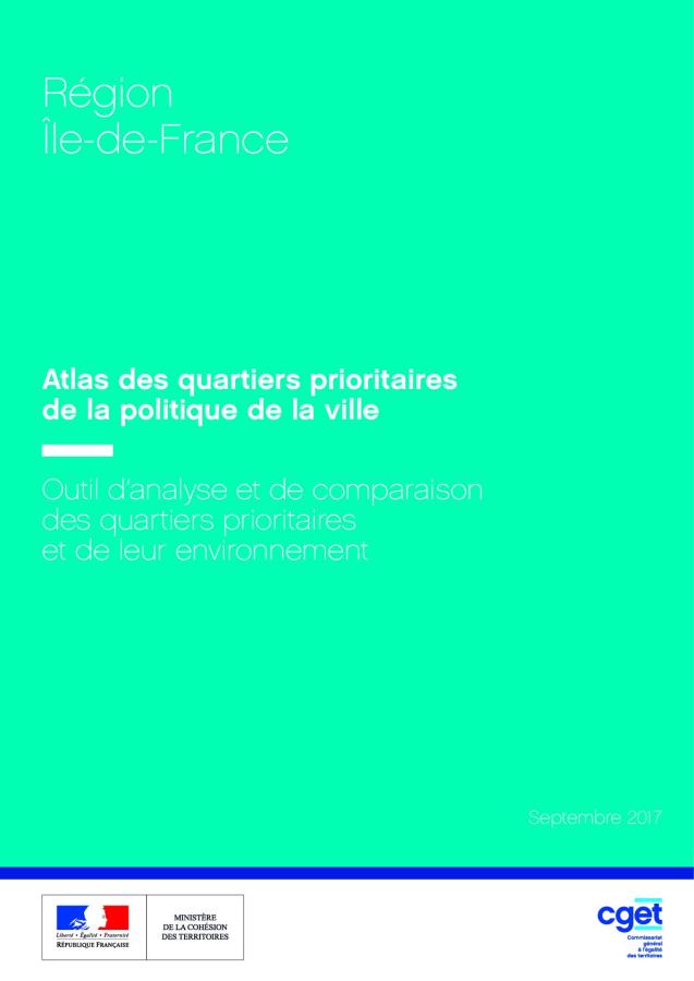 &Icirc;le-de-France : atlas des quartiers prioritaires de la politique de la ville