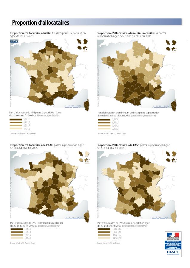 Proportion d'allocataires