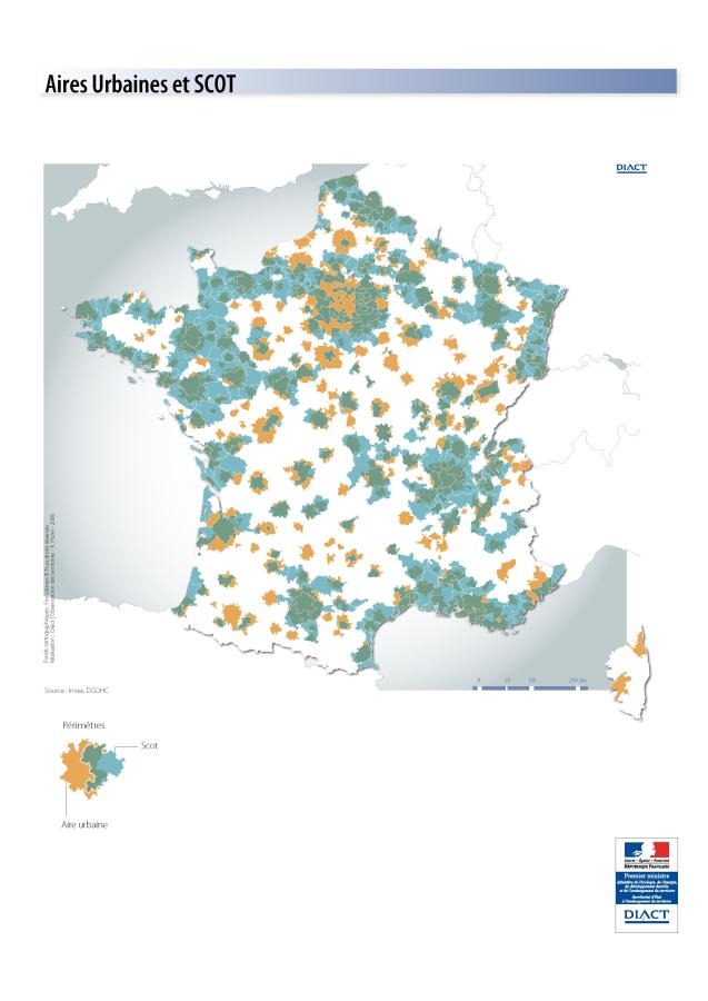 Aires urbaines et SCOT