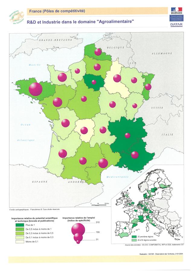 R&D et Industrie dans le domaine "Agroalimentaire"