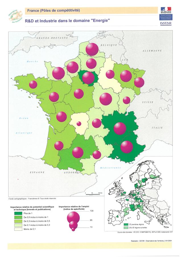 R&D et Industrie dans le domaine "Energie"