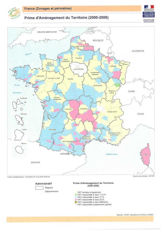 Prime d'Am&eacute;nagement du Territoire (2000-2006)