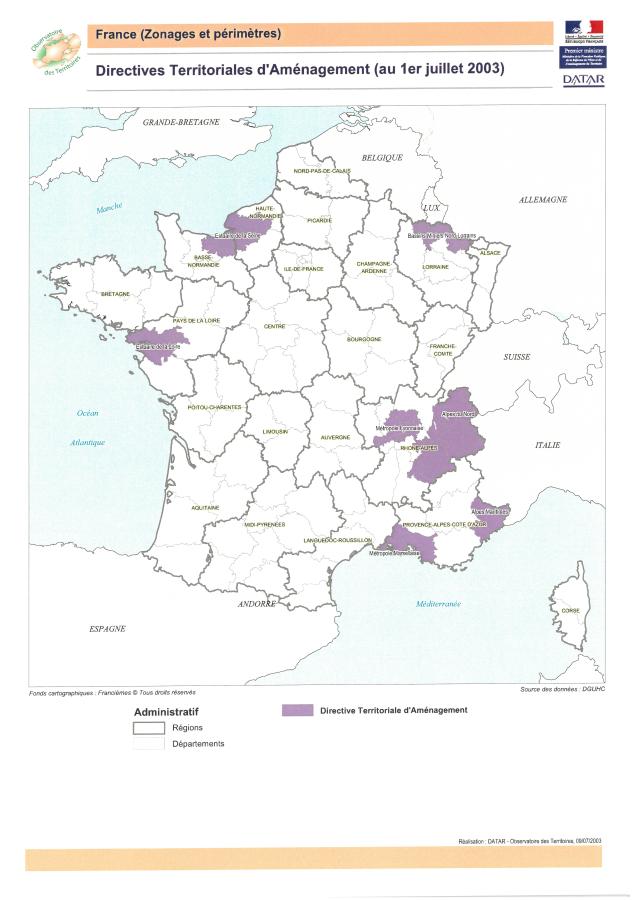 Directives Territoriales d'Am&eacute;nagement
