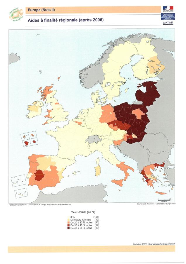 Aides &agrave; finalit&eacute; r&eacute;gionale